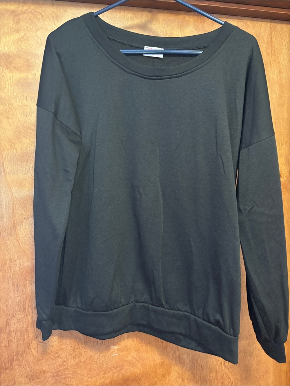 Pulse Black Crewneck Long-Sleeve Sweatshirt